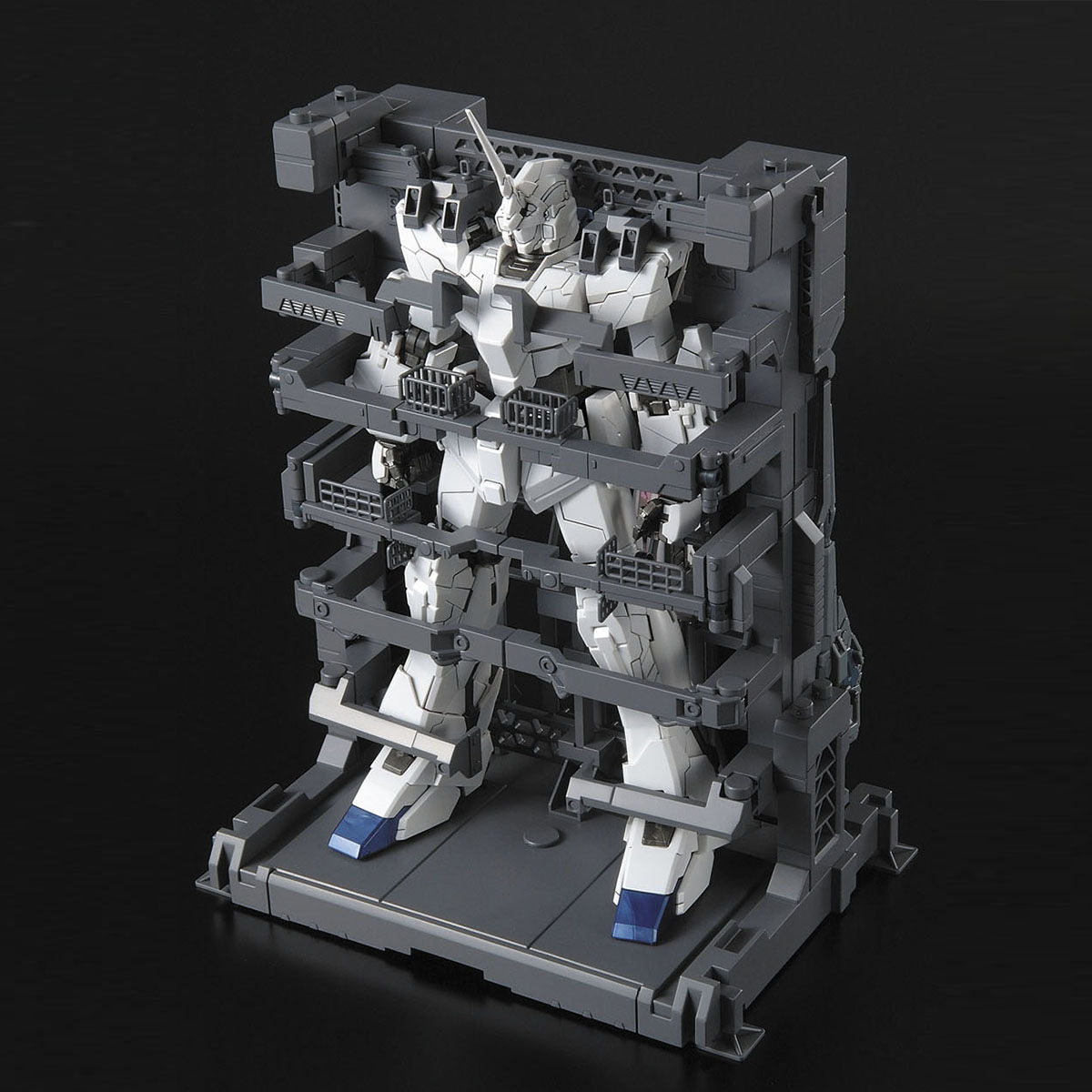 MG 1/100 Unicorn Gundam HD Color + MS CAGE