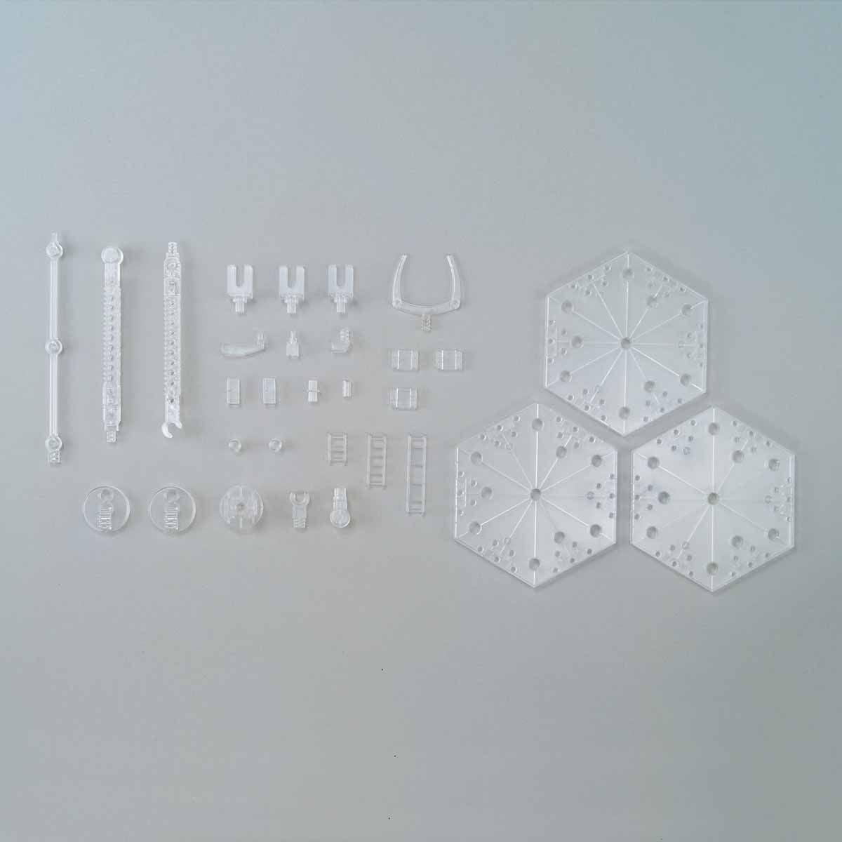 Bandai Plastic Model Action Base 4 Clear