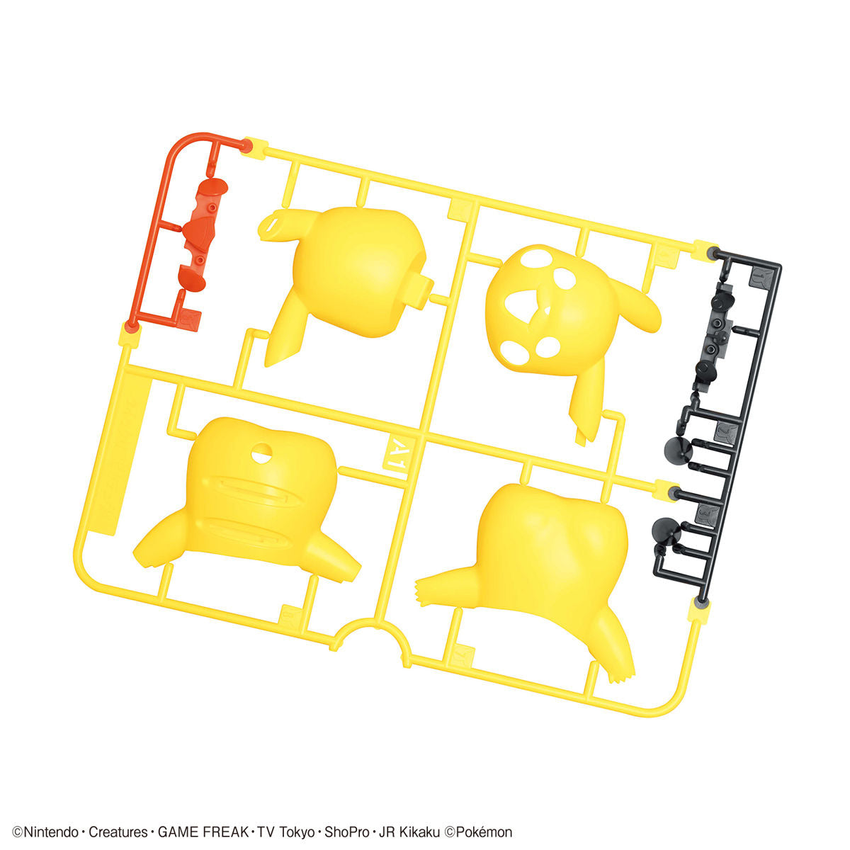Pokemon Plastic Model Collection Quick!! 01 Pikachu