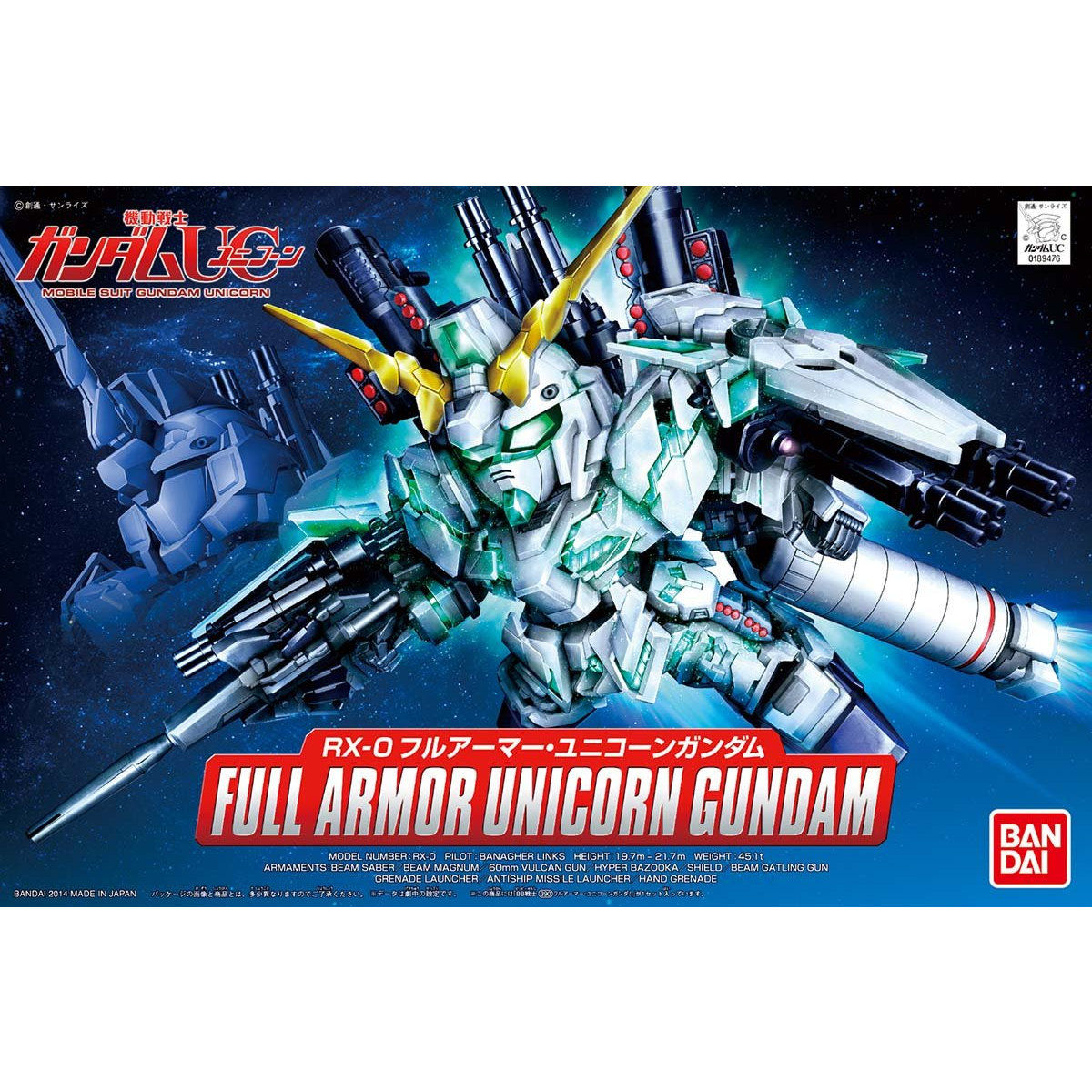 BB Senshi 390 Full Armor Unicorn Gundam