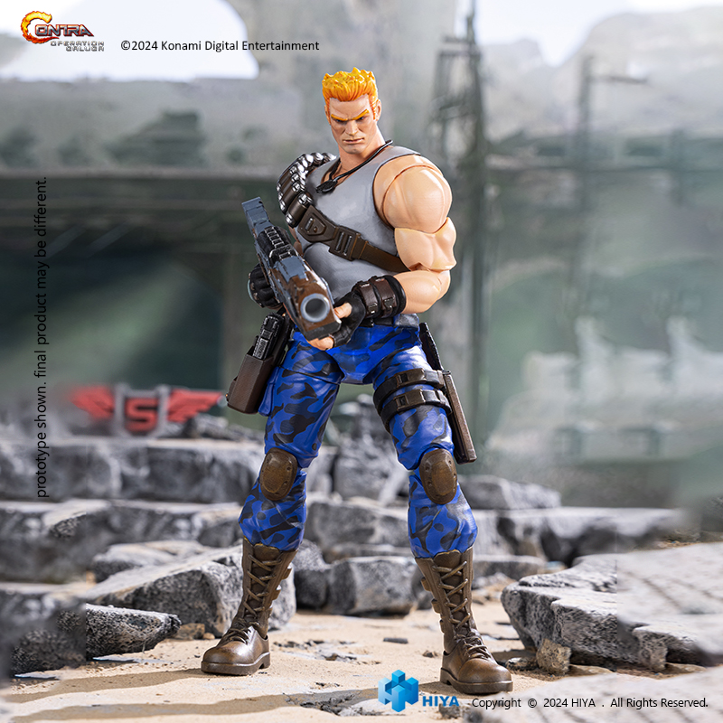 Exquisite Basic Series 1/12 Scale CONTRA:OPERATION GALUGA Bill Rizer