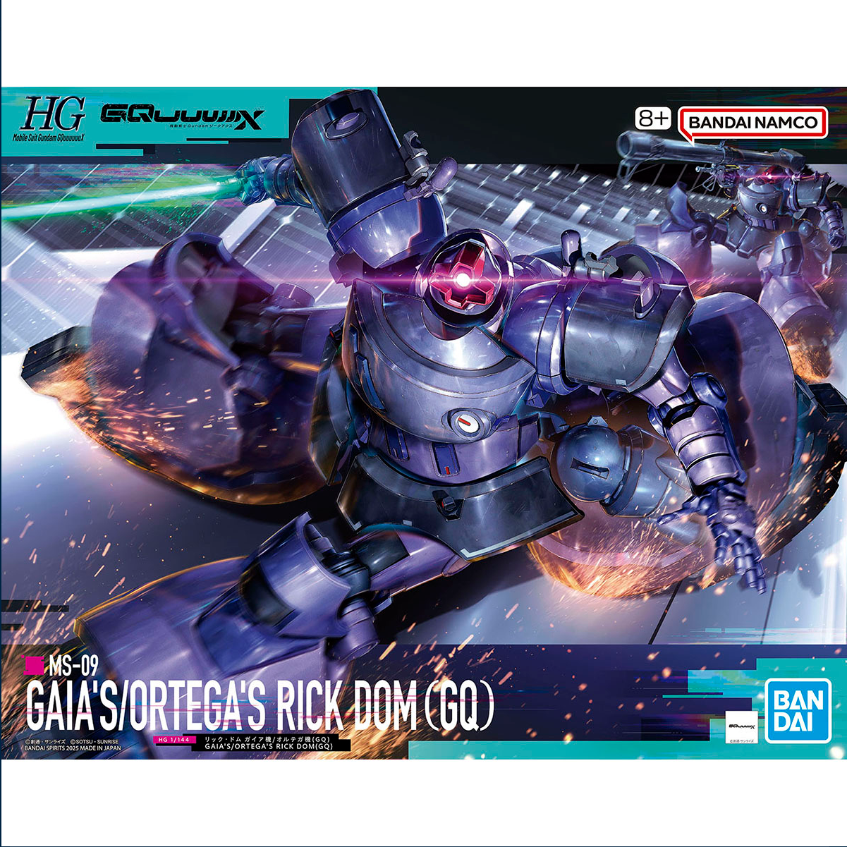 HG 1/144 GAIA'S/ORTEGA’S RICK DOM(GQ)